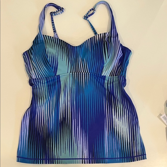 Blue Striped Women's Top - Picture 1 of 4